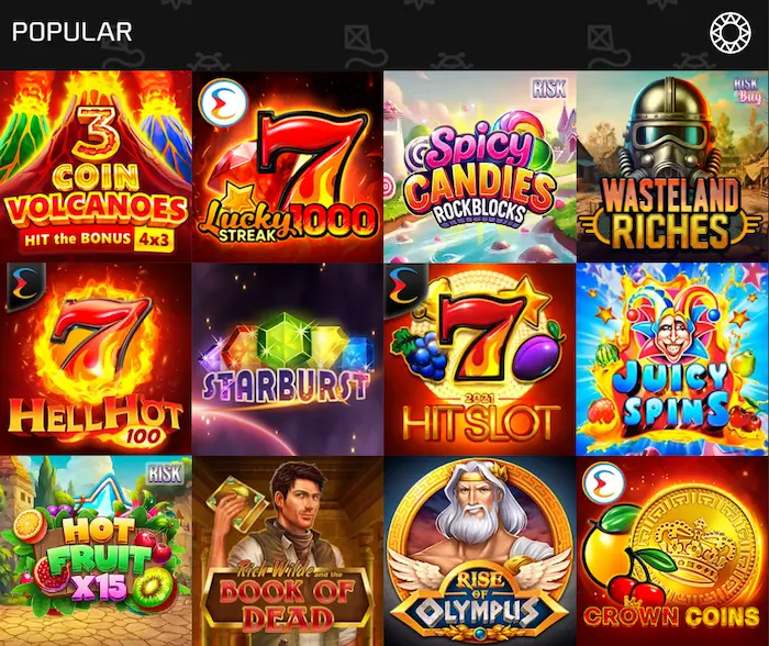 BonanzaGame Casino games