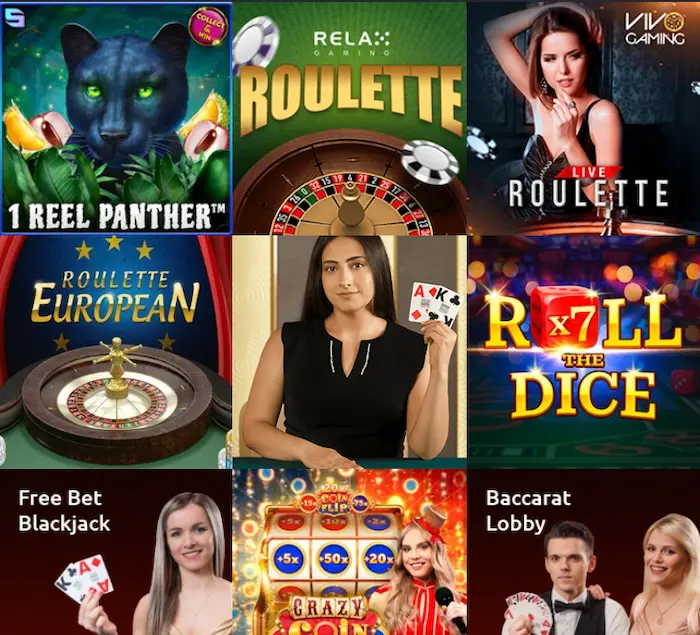 BonanzaGame Casino table